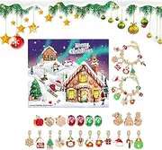 [Generic] Charm Bracelet - Christmas Girls Bracelets Charm,24 Days Christmas Countdown Calendar Bracelets Set for Kids, Children, Toddler, Girls, Boys