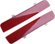 Car Rear Tail Lights 1 Pair Rear Bumper Red Reflector Bumper Reflector for L&and R&Over for Range Rover L322 for Freelander LR006349 LR006348