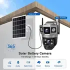 V380 PRO APP Solar Camera WiFi Home Surveillance Security Camera Built-in Audio