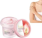 Peach Brightening Exfoliating Body Scrub, Peach Smooth & Tight Body Scrub, Brightening Body Scrub for Body Deeply Clean, Women and Men Deeply Exfoliation, Tender and Smooth Skin (1pcs)