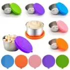 Condiment Containers with Lids Reusable Sauce Bowls Salad Dressing Containers