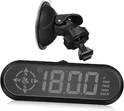 Uonlytech Car Display Speedometer Digital Alarm Alerts Easy Installation Enhanced Safety for Vehicles Automatic Colorful Windshield Accessory