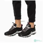 【正品】NIKE AIR MAX 97 PREMIUM 黑白 串標 子彈氣墊 復古休閒慢跑鞋312834-008男鞋