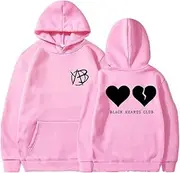[FGYUI] Unisex Be Fookin Happy Hoodie Pullover Sweatshirt Sweater for Women/Mens/Youth