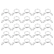 25 Pcs Fuel Line Hose Tubing Spring Clips 10.5mm Water Pipe Spring Clip Clamps