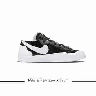 【NIKE 耐吉】Blazer Low x Sacai 黑白 男鞋 女鞋 聯名 男女段 DM6443-001