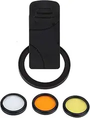 Lens Filter Set, 3pcs Phone Camera Lens with Macro Filter, Cell Phone Underwater Photography Lens for Aquarium Fish Tank for Water Plant, Coral
