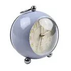 Stylish Vintage Alarm Clock Silent Non Ticking Night Light for Bedroom