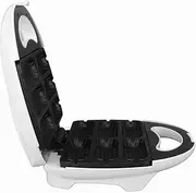 MENDUNER Corn Dog Waffle Maker 750W Double-Sided - Quickly Cooks 6 Corn Dogs Evenly, Non-Stick Coating for, Commercial Grade Stainless Steel Construction (AU Plug 220‑240V)
