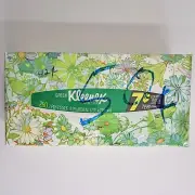 New Vintage Sealed 1977 Kleenex Green Facial Tissues Floral 280 Coupon Pack Prop