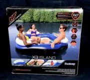 HYDRO- FORCE HF X3 ISLAND 3 Person 6" Feet Inflatable BOAT TUBE NEW