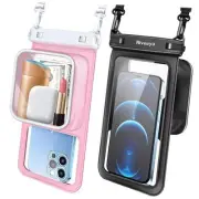 [Floatable] Floating Waterproof Phone Pouch 2 Pack-Up to 8.5", Large Space