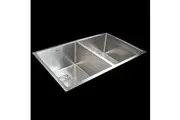 BRIENZ Handmade 1.5mm Stainless Steel Kitchen Sink with Square Waste - 835mm Double Bowl - Under/Top Mount