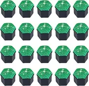 Wheel Nut Covers | Shining Hub Screw Cover Set of 20 | Anti-Scratch Removable Wheel Nut Decorative Cap for Car Exterior Dust-Proof Protection