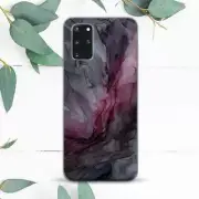 Dark Purple Marble Aesthetic Case For Samsung Note 20 S10 S20 S21 S22 S23 S24 FE