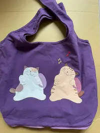 在飛比找Yahoo!奇摩拍賣優惠-日本卡拉貓～二貓背包內防水購物袋 環保袋