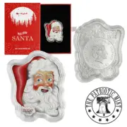 2020 $2 HOLIDAY SANTA 1 Oz Silver Coin Solomon Islands