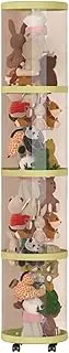 Tubular Plush Toy Organizer | Transparent Vertical Cube Shelf for Storing Stuffed Animals, Ideal for Bedrooms, Closets, Playrooms, Bedrooms and Home.