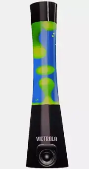 Victrola Groovy Lava Lamp Bluetooth & Aux Speaker ITSBL-547 Green New Rare