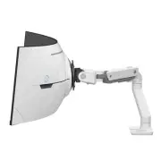 Ergotron Mounting Arm for Monitor, Curved Screen Display - White (45-693-216)