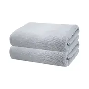 2pc Bambury Ultra soft Angove Bath Sheet 80x160cm Dream Cotton Woven Home Decor