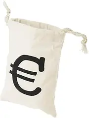 GAROZATION Halloween Pirate Golden Coins Pouch Creative Drawstring Bag for Candy Jewelry and Themed Parties and Trick Treating
