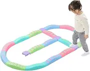 Kids Balance Beam 20 Pc, Toddler Stepping Stones Set, Non-Slip Texture, Bottom is Equipped with Non-Slip Mats, Promote Agility Coordination/7646 (Color : OneColor)