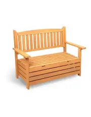 [Gardeon] 2 Seat Wooden Outdoor Storage Bench