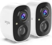 Outdoor Camera Wireless, Battery Powered WiFi Surveillance Camera for Home