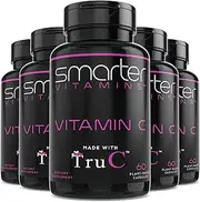 (5 Pack) Raw Whole Food Vitamin C - 100% Natural from Berries, Premium Antioxidants, Bioflavonoids & Polyphenols, Vegan, Real Immune Support, 300 Vegan Capsules