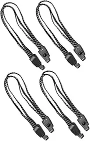 CRILSTYLEO 4pcs Motorcycle Bungee Cords Elastic Tension Rope for Luggage Security Bike Straps for Versatile Use Durable Black Binding for Bicycles Motorcycles