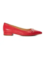 [Dune London] Haydenne Pointed Ballet Flat in Red