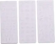 DIY Manicure Nail Stencils Set Pcs Festival Nail Art Stamping Plates Templates