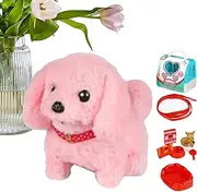 Plush Toy Dog- Smart Robotic Dog Dancing, Control Robot Dog Toy |Movements Animated Walking Wiggle, Hopping Rabbit Interactive Electronic Pet, Old Boys Girls and Kids Birthday Gift Present