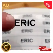 Cute Transparent Custom Name Stickers Waterproof Labels for kids School Office