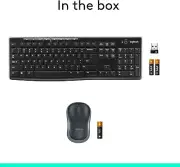 Logitech MK270 Wireless Keyboard And Mouse Combo For Windows, 2.4 GHz Wireless,