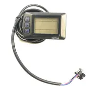 Electric Bicycle Accessories OMT- 36V48V LCD Display with Accessories for E-Bike LCD Control Panel black