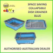 BLUE DISH DRAINER SINK SPACE SAVING COLLAPSIBLE BOAT CARAVAN KITCHEN JAYCO PARTS