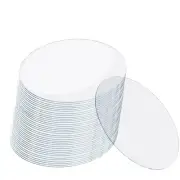 40mm Double Sided Clear Mounting Tape - 40 Pieces, Waterproof, Removable, Tra...