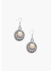 [Taking Shape] Taking Shape Two Tone Disc Earrings in Multi - Women's Accessories Multi