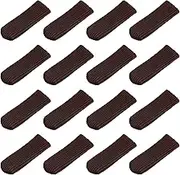 uxcell Chair Leg Socks Floor Protectors, 20pcs - Knitted Furniture Sock, Table Feet Protectors for Hardwood Floors(Dark Brown)