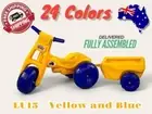 Dune Buggy ATV Push Kick Trike w/ Trailer Junior/Toddler/Kids 1-3y Ride-On Toys