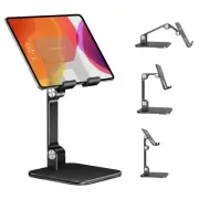 Aluminum iPad Stand for Desk [Ultra-Stable & Sturdy], Height Adjustable Table...