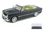 DIECAST CAR & DISPLAY CASE 1949 FORD CONVERTIBLE GRAY MAISTO 31682 1/18 SCALE