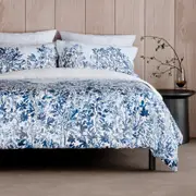 Sheridan Darwood Quilt Cover Set in White Size: Super King Cotton