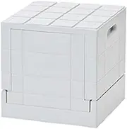 Storage Containers Foldable Storage Box Large Trunk Storage Bins Fabric Organizer Containers Baskets with Lids Thanksgiving Gifts for Home Storage Baskets Organizer Bins (Color : White, Size : 20L)