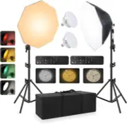 2pack Softbox Continuous Lighting Kit for Camera Photo Video Photography,with 28