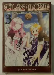 Clay Lord: Master of Golems Volume 3 by Jun Suzomoto English Manga NEW!!!
