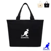 在飛比找momo購物網優惠-【KANGOL】英國袋鼠大容量手提肩背帆布包