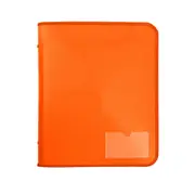 Marbig 2 D-Ring A4 Zipper Binder 25mm w/Tech Case File Document Organiser Orange